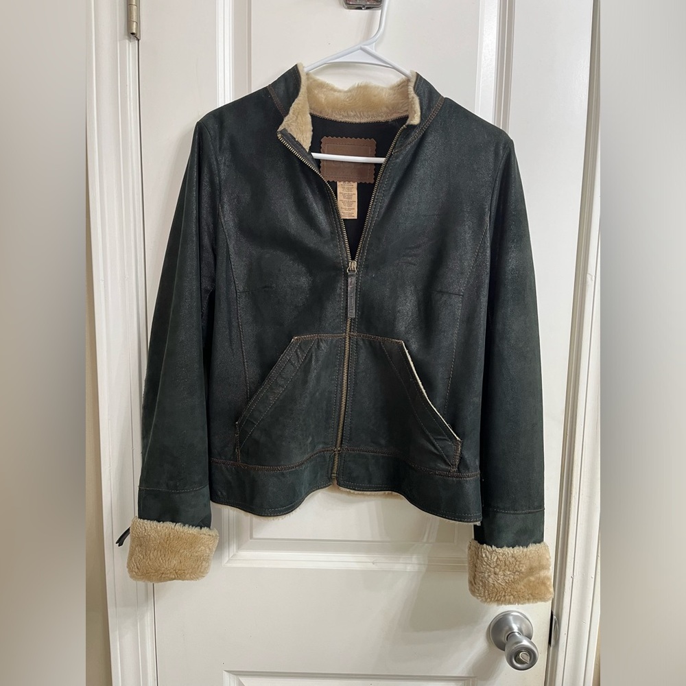 Rozae Nichols for UGG Lambs Wool Jacket Size Med